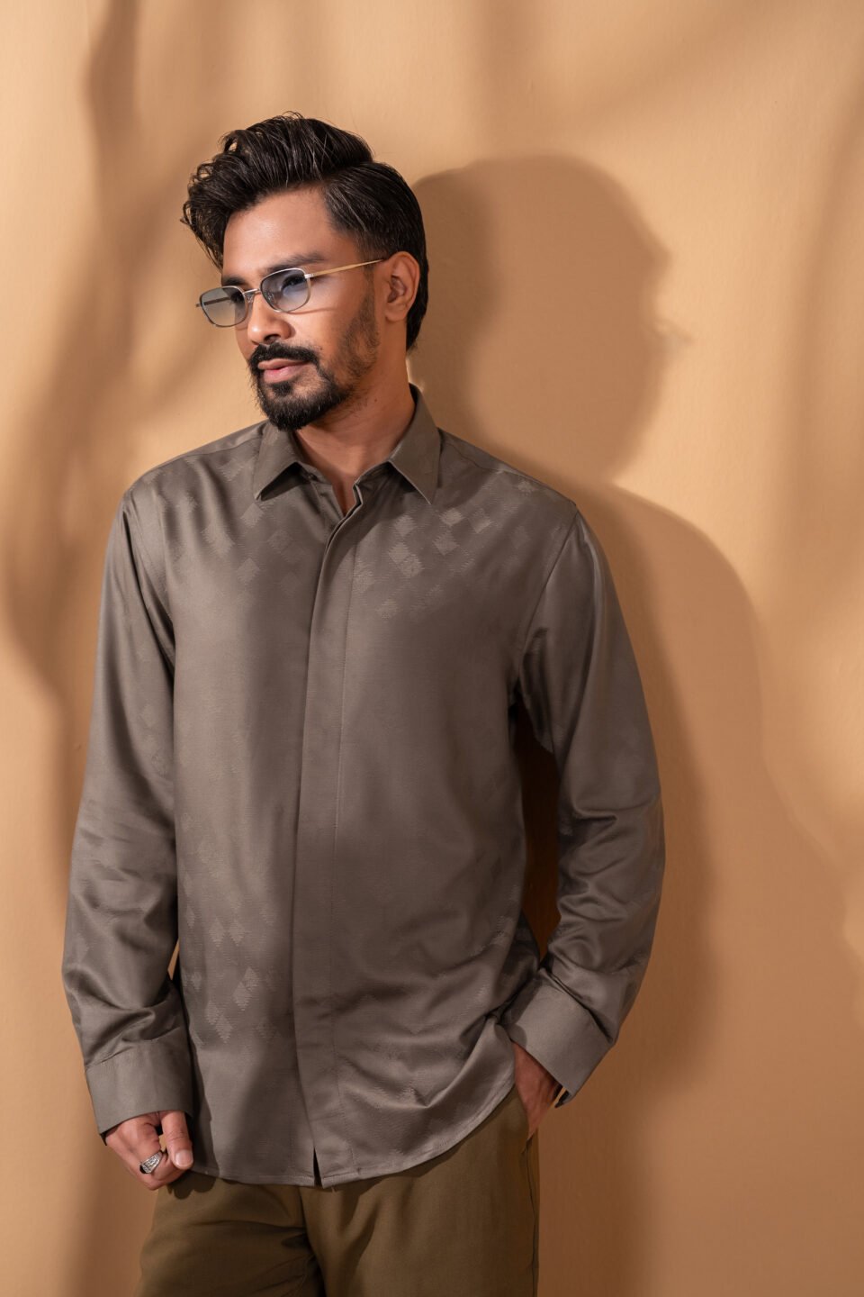 Fossil Bamboo Silk Shirt