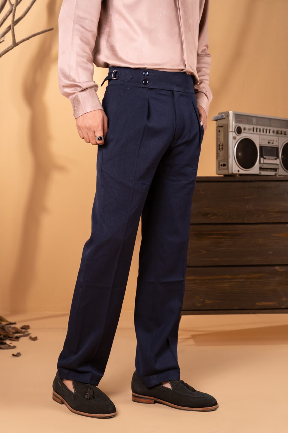 Navy Gurkha Formal Pants